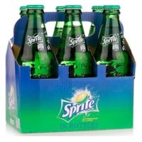 SPRITE DRINK GLASS BOTTLE 6X250 ML