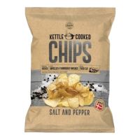 CRISPY KETTLE CKD CHIPS SEA SALT & BLACK PEPPER 150 GMS