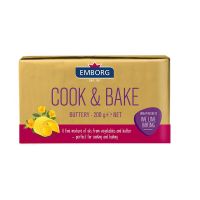 EMBORG COOK AND BAKE BUTTERY 80% FAT 200 GMS