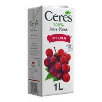 CERES RED GRAPE JUICE 100% 1 LTR
