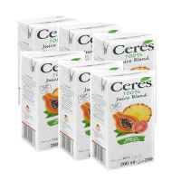 CERES MEDLEY OF FRUITS JUICE 100% 6X200 ML
