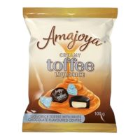 AMAJOYA LIQUORICE TOFFEE WITH WHITE CHOCOLATE 100 GMS