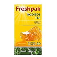 FRESHPAK ROOIBOS HONEY TAGLESS FLAV 20'S