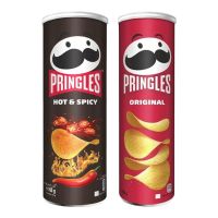 PRINGLES MIX CHIPS ORG.+H.N SPCY.2X165 GMS@10% OFF