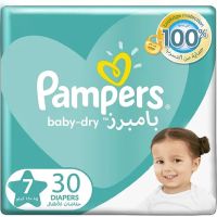 PAMPERS BABY DRY S7 30S