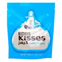 HERSHEY`S KISSES COOKIES N CREME 100 GMS @ 10% OFF