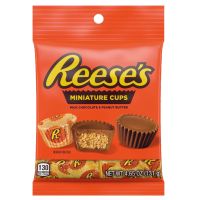 HERSHEY'S REESES MINIATURE PEANUT BUTTER CUPS 131 GMS