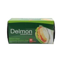 DELMON SANDWICH BAGS 80 (ZIPPER)