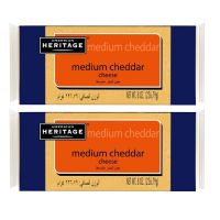 HERITAGE ASSORTED CHUNK CHEESE 2X227 GMS