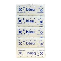 BLEU SOFT PACK TISUUE 2 PLY 5X200'S