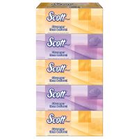 SCOTT FACIAL TISSUE 5X120 SHEETS 40% OFF