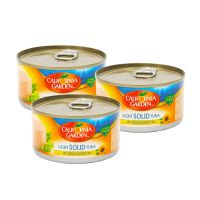 CALIFORNIA GARDEN LIGHT TUNA SOLID IN SUNFLOWER OIL 3X100 GMS