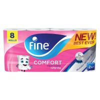 FINE COMFORT TOILET PAPER 2 PLY 8X180S