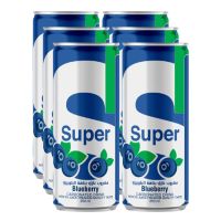 SUPER DRINK BLUEBERRY 4X250 ML