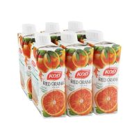 KDD RED ORANGE JUICE 6X250 ML