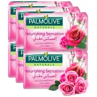 PALMOLIVE NATURALS SOAP WITH MILK & ROSE PETALS 170 GMS 5+1 FREE