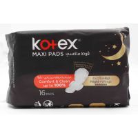 KOTEX MAXI PADS NIGHT+ WINGS 16`S