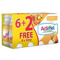 AL SAFI ACTIMEL MULTI FRUITS 6+2 FREE