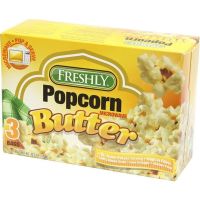 FRESHLY BUTTER MICROWAVE POPCORN 297 GMS