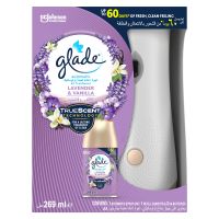 GLADE AUTOMATIC SPRAY HOLDER & LAVENDER & VANILLA REFILL STARTER KIT 269 ML