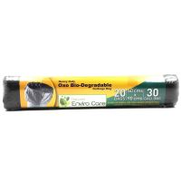 NATURE'S ENVIRO GUARD BIO-DEGRADABLE DRAW STRONG GARBAGE BAGS 60X90 CM BLACK 20'S 30 GALOON