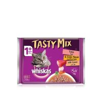 WHISKAS TASTY MIX TUNA & CRAB FLAVOR WITH CARROT 4X70 GMS
