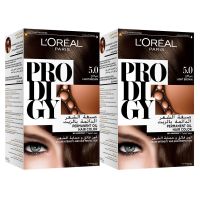 LOREAL PRODIGY 5.0 ALEZAN NATURAL MED BROWN TWIN PACK @25%OFF