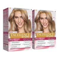 EXCELLENCE CREME 8.1 LIGHT ASH BLONDE TWIN PACK @30%OFF