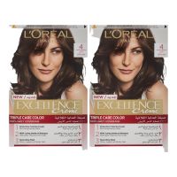EXCELLENCE CREME 4 NATURAL DARK BROWN TWIN PACK @30%OFF