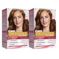 LOREAL EXCELLENCE CREME 6.7 CHOCOLATE BROWN TWIN PACK @30% OFF