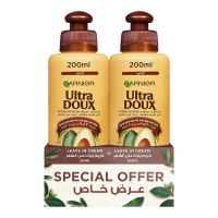 ULTRA DOUX LEAVEIN AVOCADO AND SHEA BUTTER 200 ML TWIN PACK @33% OFF