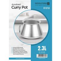 ROYAL FORD ANODIZED CURRY POT 2.3 LTR