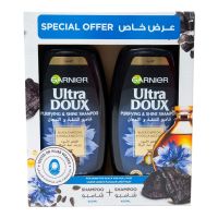 ULTRA DOUX SHAMPOO CHARCOAL 400 ML TWIN PACK @30%OFF