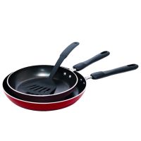 ROYAL FORD NONSTICK FRYPAN 18 CM 24 CM TURNER 1 SET
