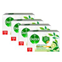 DETTOL BAR SOAP GREEN TEA BERGAMOT 4X110 GMS