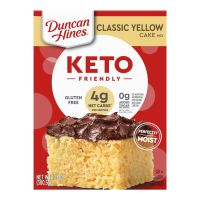 DUNCAN HINES YELLOW GLUTEN FREE NO ADDED SUGAR KETO FRIENDLY 10.6 OZ