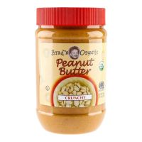 BRAD`S ORGANIC CRUNCHY PEANUT BUTTER 18 OZ