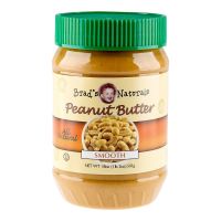 BRAD`S ORGANIC NATURAL PEANUT BUTTER CRUNCHY 18 OZ