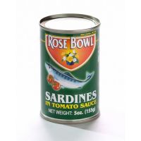 ROSE BOWL SARDINES IN TOMATO SAUCE 5 OZ