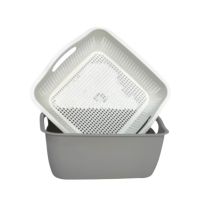 NASMA DOUBLE DECK BASKET 26.5X26X11.5 CM HW01940 1'S