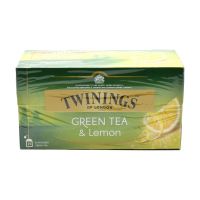 TWININGS GREEN TEA AND LEMON TEA 25'S