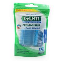 GUM EASY FLOSSERS MINT WAXES