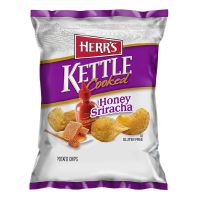 HERRS KETTLE COOKED HONEY SRIRACHA POTATO CHIPS GLUTEN FREE 5 OZ