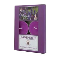 FALCON TEALIGHT CANDLE SCENTED LAVENDER 6'S