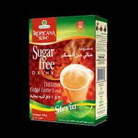 TROPICANA ITALIAN COFFEE LATTE 3 IN 1 SUGAR FREE DRINK 10X14 GMS