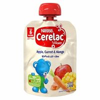 CERELAC PUREE APPLE MANGO AND CARROT 90 GMS