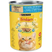 FRISKIES CAT CIG SALMON AND TN AND VEGETABLE 400 GMS