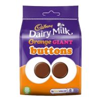 CADBURY DAIRY MILK ORANGE GIANT BUTTONS CHOCOLATE 110 GMS