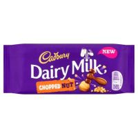 CADBURY DAIRY MILK CHOPPED NUT CHOCOLATE BAR 95 GMS