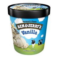 BEN & JERRYS VANILLA ICE CREAM 16 OZ